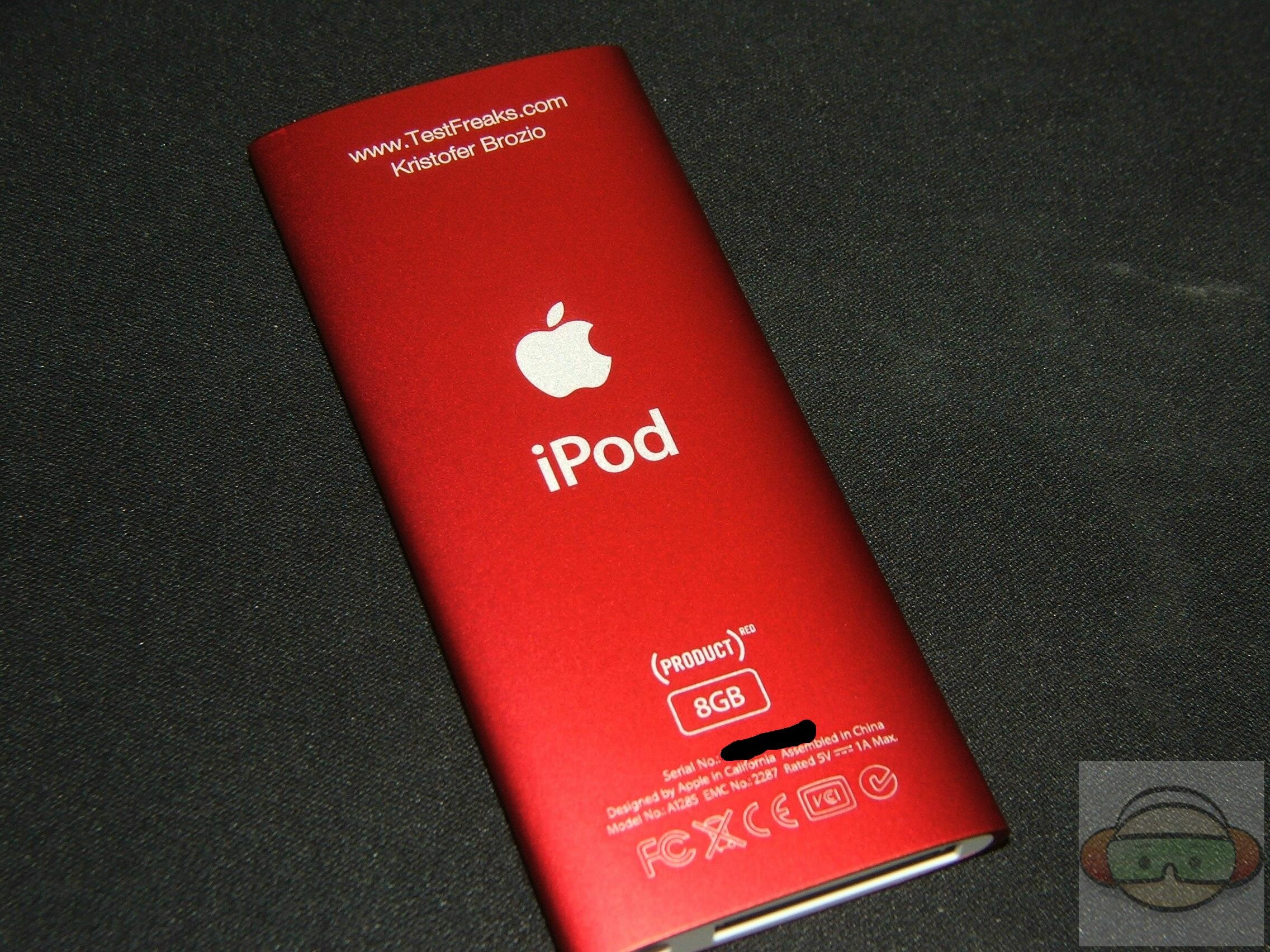 Apple iPod Nano 4th Gen 8gb Product Red Color | Technogog