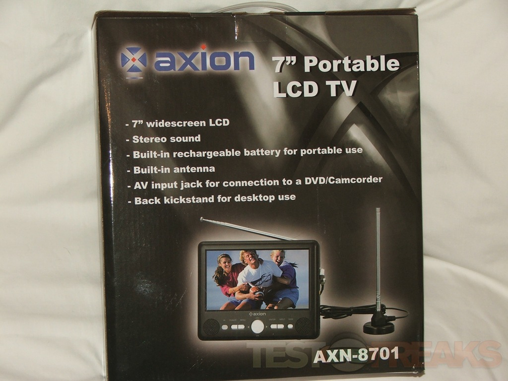7" Axion AXN8701 Portable Handheld Widescreen LCD Digital TV Technogog