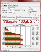 atto seagate 160gb