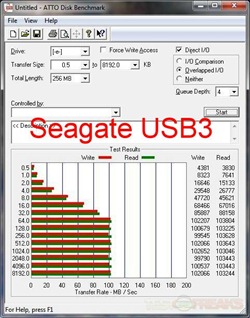 atto seagate no power